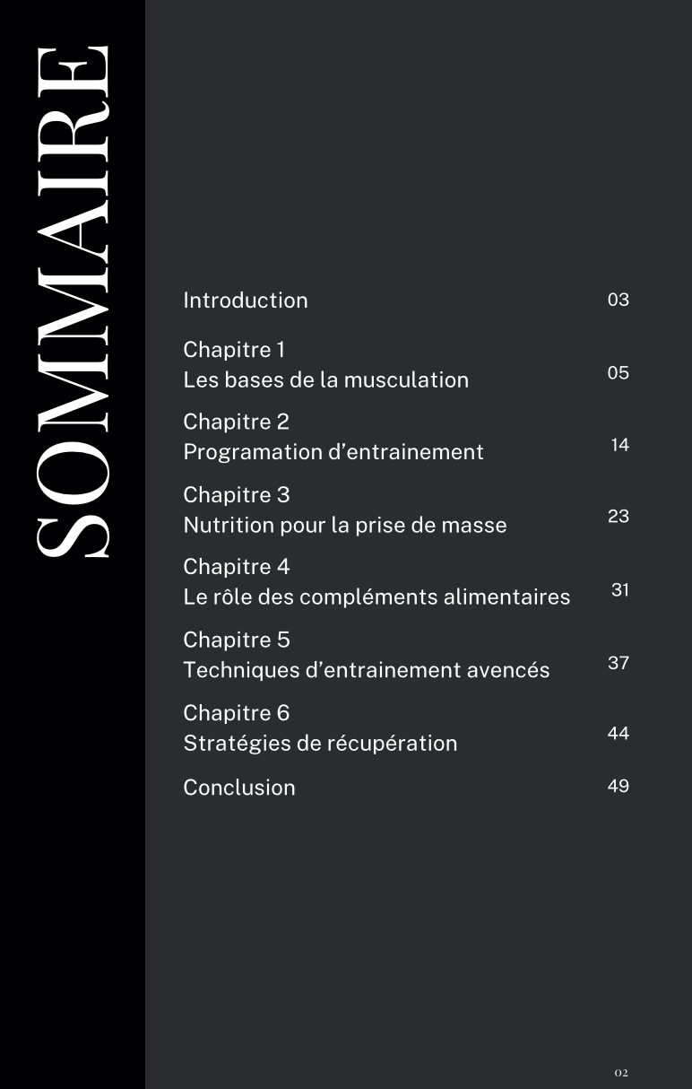 E-book, les bases de la prise de masse musculaire